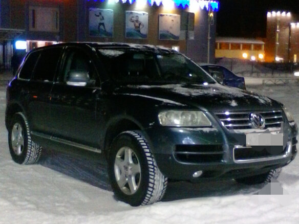 2003 Volkswagen Touareg I, зелёный