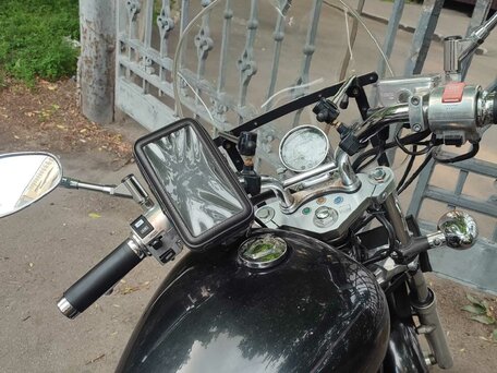 1993 Honda Steed 400, чёрный, 320000 рублей, вид 1