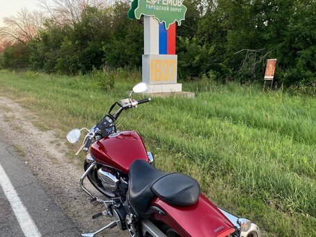 2008 Yamaha XV 1700 Warrior, красный, 740000 рублей, вид 3