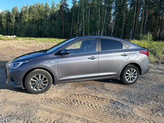 2022 Hyundai Solaris II Рестайлинг, серый, 2150000 рублей, вид 5