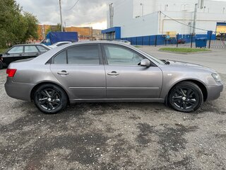 2007 Hyundai Sonata V (NF), серый, 595000 рублей, вид 4