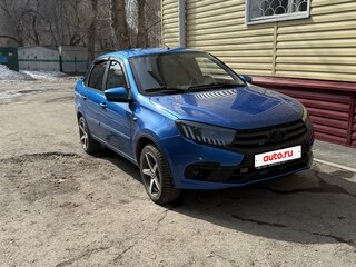 2019 Lada (ВАЗ) Granta I Рестайлинг, синий, 500000 рублей, вид 1