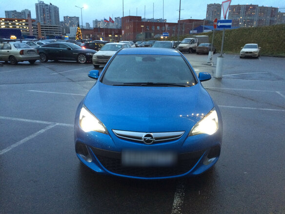 2013 Opel Astra OPC J, синий