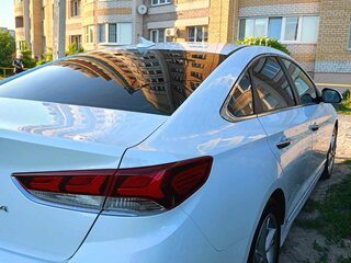 2018 Hyundai Sonata VII (LF) Рестайлинг, белый, 2500000 рублей, вид 4