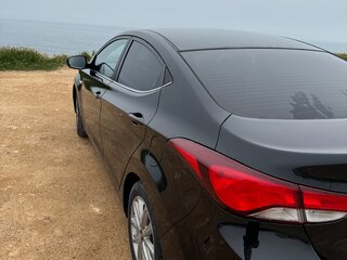 2015 Hyundai Elantra V (MD) Рестайлинг, чёрный, 1350000 рублей, вид 4