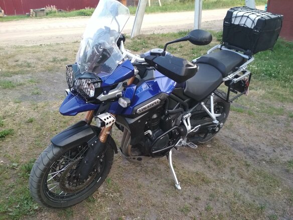 2012 Triumph Tiger Explorer, синий - вид 2
