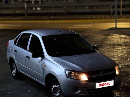2013 Lada (ВАЗ) Granta I, серебристый, 330000 рублей, вид 5