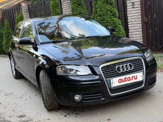 2007 Audi A3 II (8P) Рестайлинг 1, чёрный, 685000 рублей, вид 2