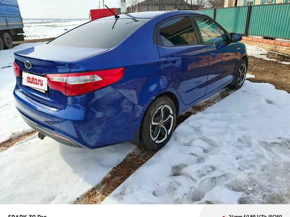 2012 Kia Rio III, синий, 590000 рублей - вид 2