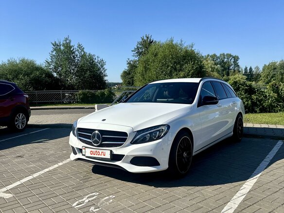 2018 Mercedes-Benz C-Класс 220 BlueTEC IV (W205), белый, 2400000 рублей - вид 1