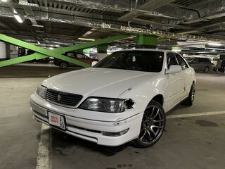1998 Toyota Mark II VIII (X100), белый, 375000 рублей, вид 1
