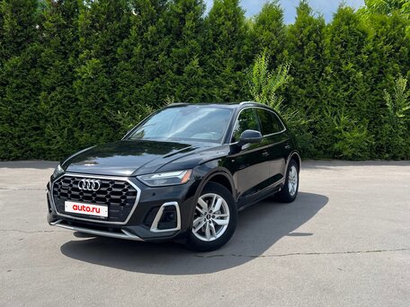 2021 Audi Q5 45 TFSI II (FY) Рестайлинг, чёрный, 3500000 рублей, вид 1