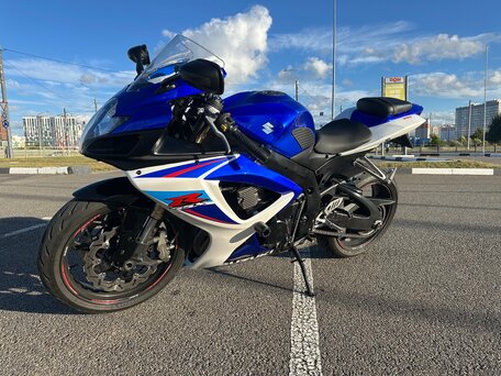 2007 Suzuki GSX-R 600, синий, 550000 рублей, вид 4
