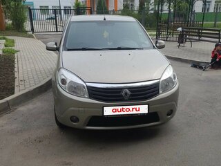 2011 Renault Sandero I, бежевый, 550000 рублей, вид 2