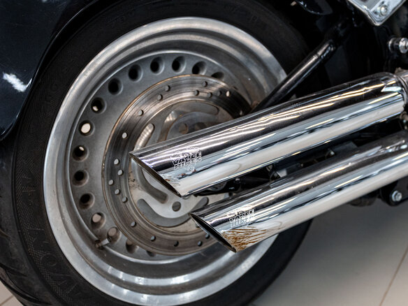 2008 Harley-Davidson Fat Boy, золотистый, 1300000 рублей - вид 9