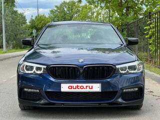 2017 BMW 5 серии 520d xDrive VII (G30/G31/G38), синий, 3160000 рублей, вид 5