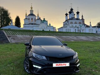 2019 Kia Optima IV Рестайлинг, чёрный, 1860000 рублей, вид 2