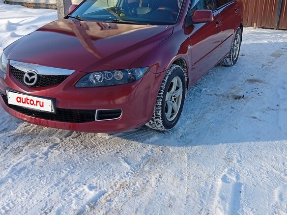 2005 Mazda 6 I (GG) Рестайлинг, красный, 375000 рублей