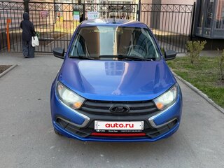 2018 Lada (ВАЗ) Granta I Рестайлинг, синий, 465000 рублей, вид 3