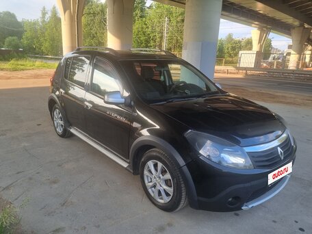 2012 Renault Sandero Stepway I, чёрный, 701000 рублей, вид 3