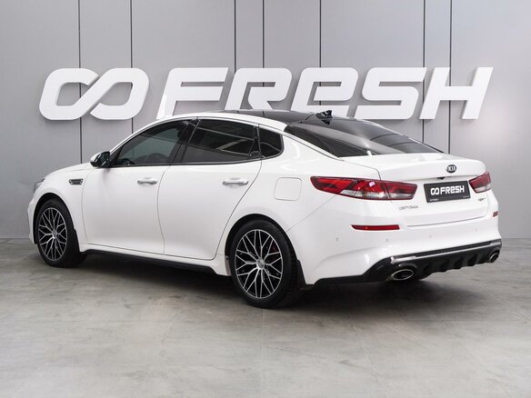 2019 Kia Optima IV Рестайлинг, белый - вид 1