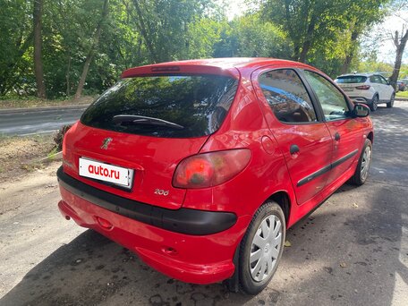 2008 Peugeot 206, красный, 295000 рублей, вид 4