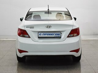 2016 Hyundai Solaris I Рестайлинг, белый, 840000 рублей, вид 3