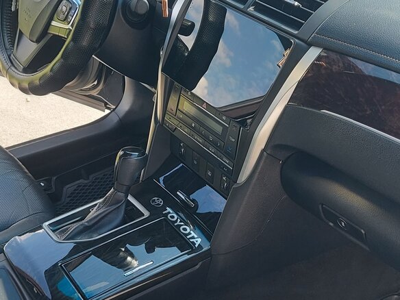 2016 Toyota Camry VII (XV50) Рестайлинг, чёрный, 2450000 рублей - вид 12