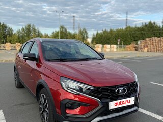 2023 Lada (ВАЗ) Vesta SW Cross I Рестайлинг (NG), красный, 1540000 рублей, вид 1