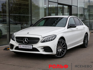 2018 Mercedes-Benz C-Класс 200 IV (W205) Рестайлинг, белый, 2849000 рублей, вид 1