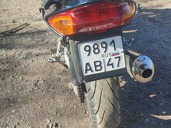2000 Honda VFR 800, зелёный - вид 6
