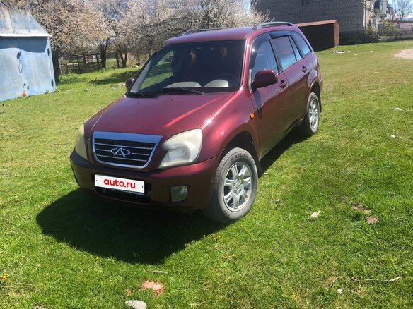 2007 Chery Tiggo (T11) I, красный, 410000 рублей
