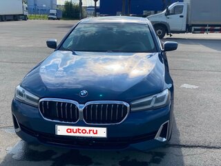 2020 BMW 5 серии 523d VII (G30/G31/G38) Рестайлинг, синий, 3590000 рублей, вид 2