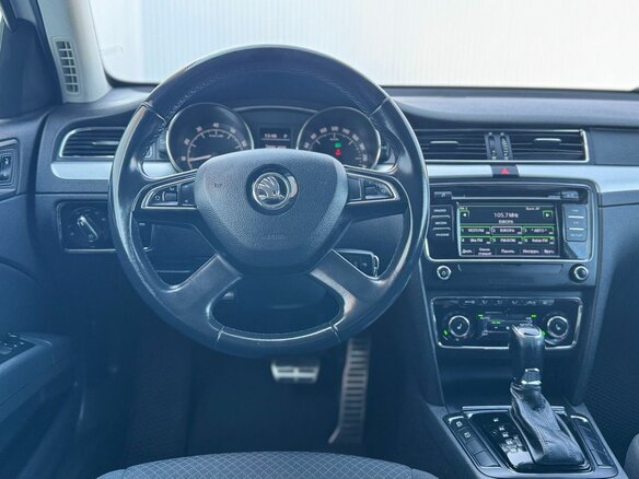 2014 Skoda Superb DSG II Рестайлинг, белый - вид 14