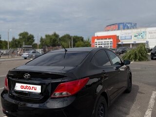 2015 Hyundai Solaris I Рестайлинг, чёрный, 1270000 рублей, вид 4