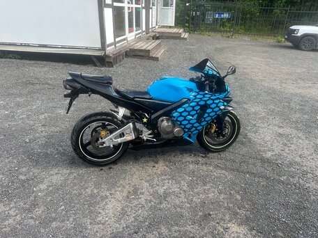 2003 Honda CBR 600RR, синий, 365000 рублей, вид 1
