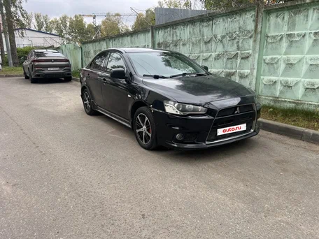 2008 Mitsubishi Lancer X, чёрный, 430000 рублей, вид 1