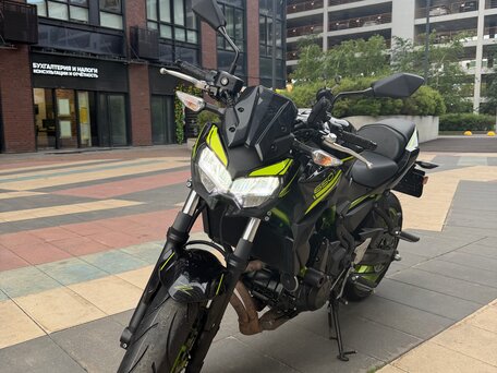 2021 Kawasaki Z 650, зелёный, 780000 рублей, вид 3