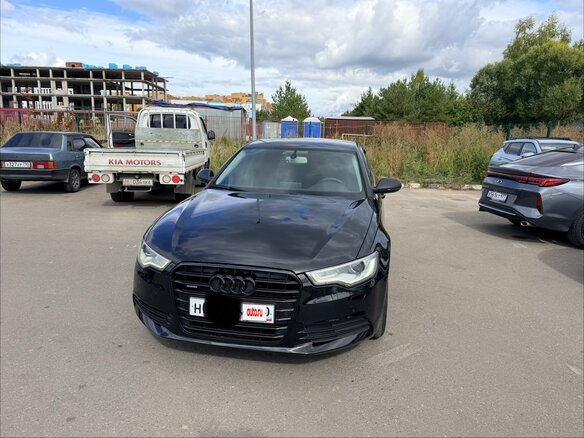 2013 Audi A6 IV (C7), чёрный - вид 2