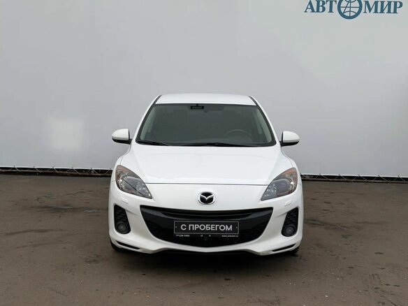 2013 Mazda 3 II (BL) Рестайлинг, белый, 829000 рублей - вид 1