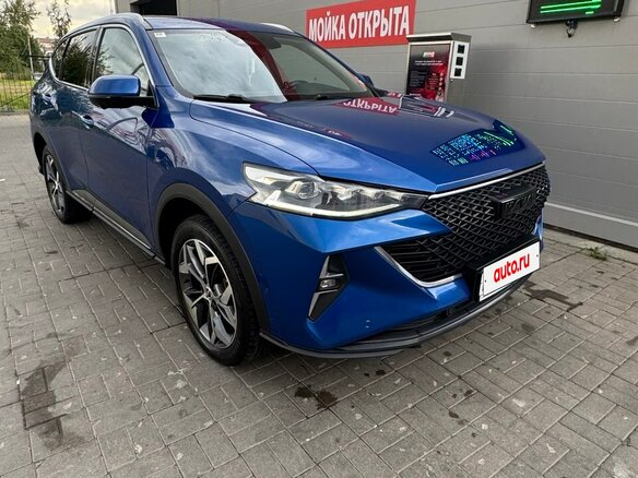 2022 Haval F7 I Рестайлинг, синий, 1990000 рублей - вид 2