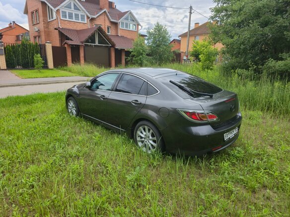 2012 Mazda 6 II (GH) Рестайлинг, серый - вид 2