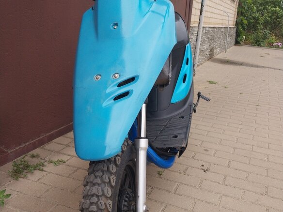 2007 Honda Dio, голубой, 47000 рублей