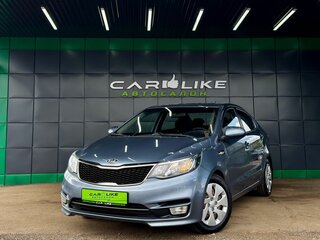 2015 Kia Rio III Рестайлинг, голубой, 999000 рублей, вид 2