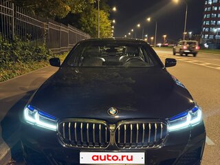 2021 BMW 5 серии 530i VII (G30/G31/G38) Рестайлинг, синий, 4700000 рублей, вид 3