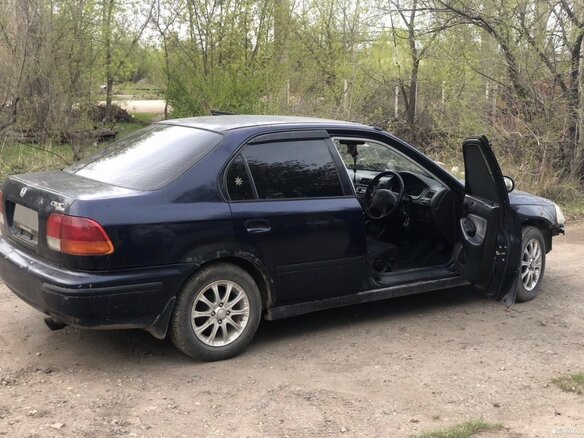 1997 Honda Civic Ferio II, синий, 210000 рублей - вид 8