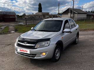 2013 Lada (ВАЗ) Granta I, серебристый, 270000 рублей, вид 1