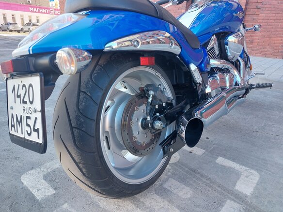 2007 Suzuki Boulevard M109R, синий, 1100000 рублей - вид 14