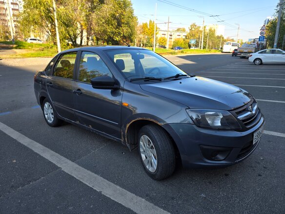 2016 Lada (ВАЗ) Granta I, серый, 350000 рублей - вид 2