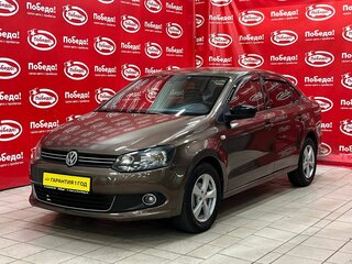 2014 Volkswagen Polo V, коричневый, 949000 рублей, вид 1